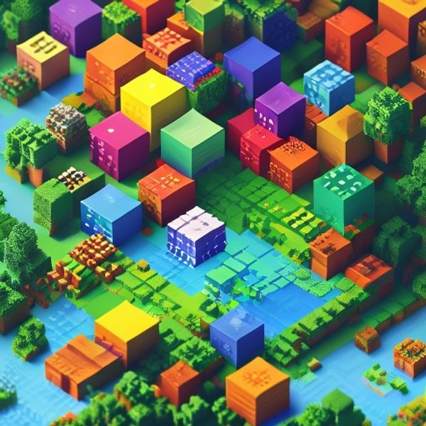 AI generates Minecraft pixel art